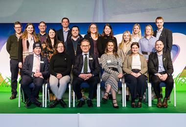 An OFC 2026 group photo with TIAH, Inspire and BASF
