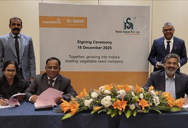 BASF-Nunhems Noble Seeds India signing ceremony