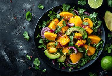 Adobe stock avos and mangoes