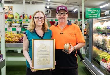 Erbacher’s Fruit & Vegetables celebrates Retailer of the Year award