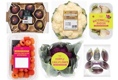 The 'Our Latest Discovery' range showcases different forms, colours and flavours of familiar fruit and vegetables