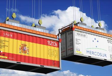 Spain Mercosur shipping containers Adobe Stock