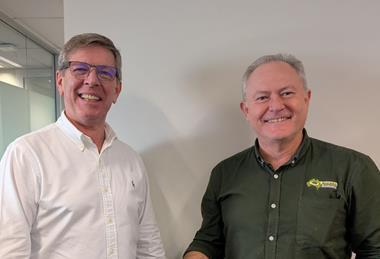 Milton Bazley (left) and John Tyas (right)