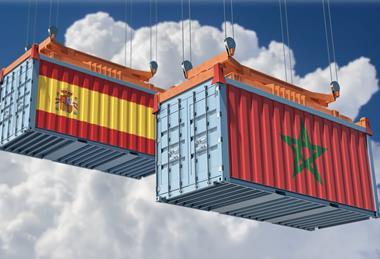 Spain Morocco containers trade Adobe Stock