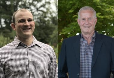 Frutura's VP Sustainability, Jesse Last, left, and CEO David Krause