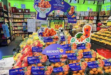 Sweet C display Asia ClemenGold