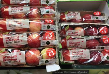 UK GB apples Tesco Orchard Selection