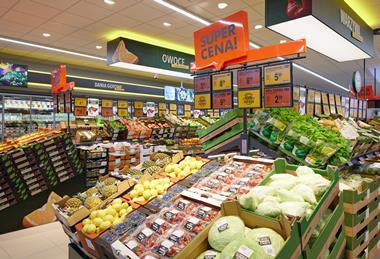 Biedronka fresh produce department