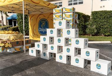 Chiquita boxes Fresh Communities Tour USA