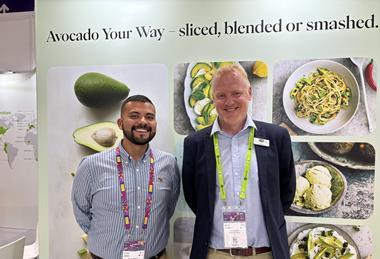 Hans Boyum (right) and Diego Vásquez spoke to Fruitnet at Asia Fruit Logistica in Hong Kong