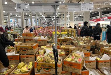 Sumifru has entered Costco Korea's regular banana display (2)