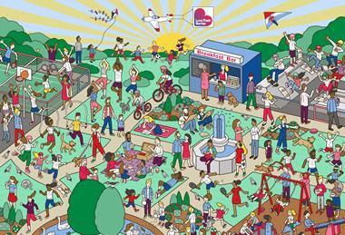 Four berries are hidden in a new breakfast brainteaser