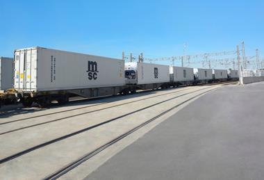 MSC Reefer train service