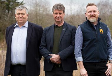 Tim Rooke, Martin Emmett and Stephen Shields