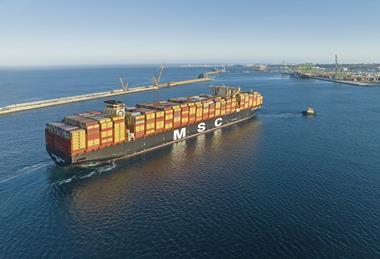 MSC-Schiff