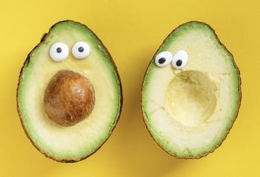 Adobe Stock avocados with eyes
