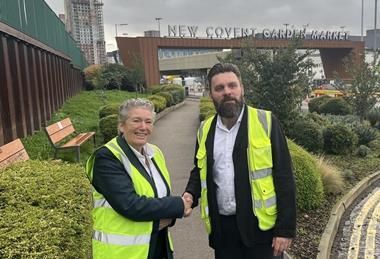 Robert McAuliffe with CGMA chair Wanda Goldwag