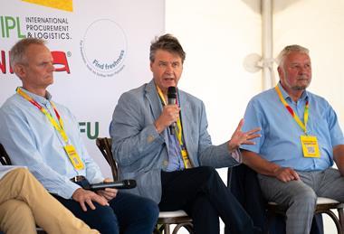 Martin Emmett (centre) and Nick Marston (right) return to the stage at Festival of Fresh 2024