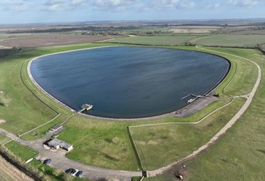Toft Newton Reservoir is an emergency water store in Lincolnshire