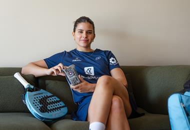 Padel player Delfi Brea is the new brand ambassador for BerryWorld