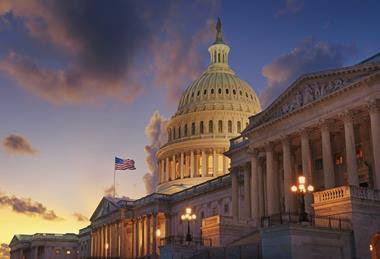 US Capitol Building at Sunset Adobe Stock