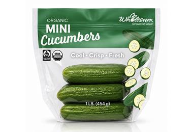 Xgo Paz Pouch cucumbers Wholesum Family Farms