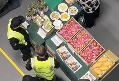 Taiwanese exporters showed off a selection of premium produce at a testing event at New Covent Garden Market