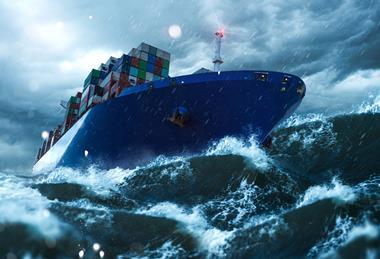 turbulente Schiffsfahrt