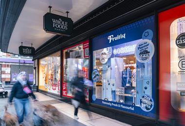 Whole Foods has given Fruitist a prominent window display