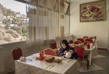 Overall winner: A Woman Eats in the Canteen of the Soviet-era Sanatorium, Jo Kearney