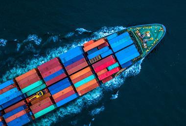 Container ship shipping line logistics supply chain generic