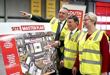 Plans for the new biosecurity facility at the South Australia Produce Market