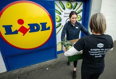 Lidl estimates 5,000 tonnes of surplus food will be distributed once the programme is fully rolled out