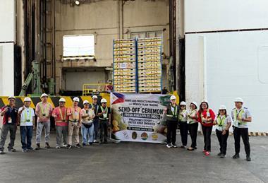 Philippines UAE Unifrutti Port ceremony pineapples