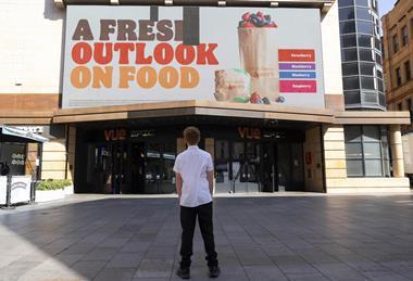 Healthy food adverts are rarely seen in priority out-of-home spaces