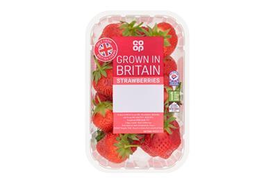 Co-op British strawberries