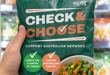 Check and Choose Ausveg campaign