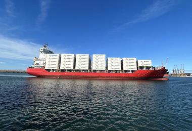 DP World first Atlas service leaves Agadir for UK and Europe November 2025