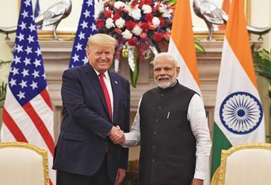 US President Donald Trump and Indian Prime Minister Narendra Modi