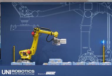 Unirobotics depalletiser Unitec