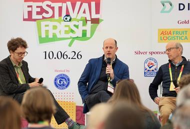 Guy and John Shropshire (middle and right) were interviewed by FPJ's Michael Barker at Festival of Fresh