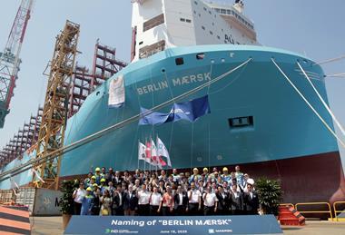 Berlin Maersk naming June 2025