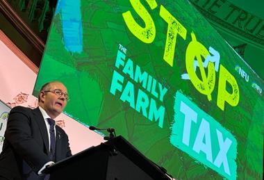 NFU president Tom Bradshaw