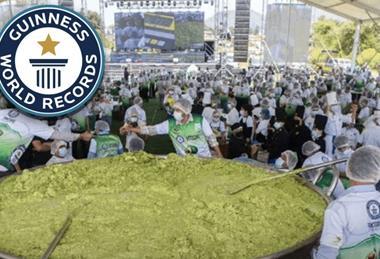 Guiness world's biggest guacamole
