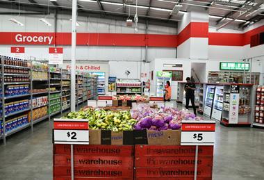 The Warehouse fruit and vegetable fresh produce trial New Zealand