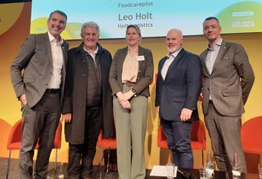 Fruit Logistica 2025 Logistics Hub Global Coalition of Fresh Produce Ron Lemaire Deon Joubert Tineke Van de Voorde Leo Holt Steve Alaerts