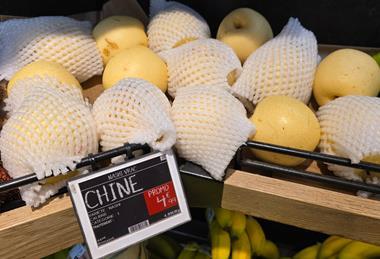 China Nashi pear export Intermarche France Europe