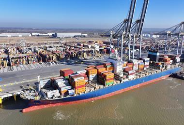 Maersk Stadelhorn at DP World London Gateway Gemini Cooperation