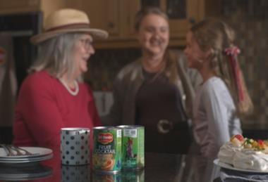 Pauline Crosby is appearing in the advert alongside family members