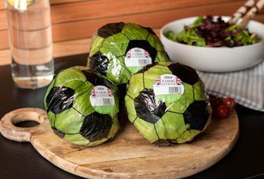 The packaging redesign brings football fun to the fresh produce aisle